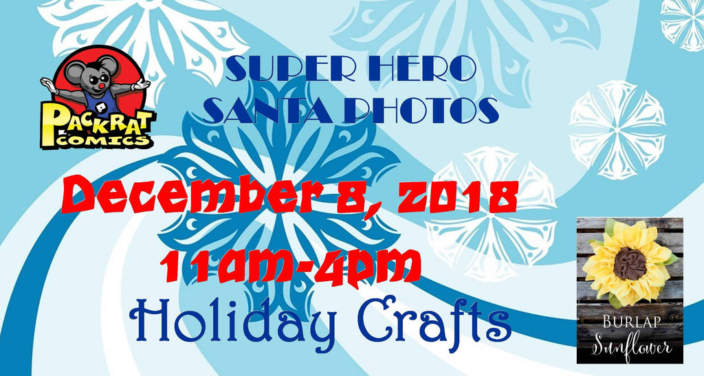 Superhero Santa Photos & Craft Store Extravaganza!