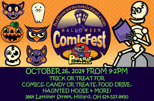 Halloween ComicFest 2024: Free Comics, Spooky Treats, All-Ages Haunted House, and More!