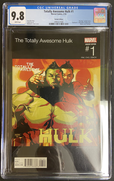 Totally Awesome Hulk #1 HIP Hop Variant CGC 9.8