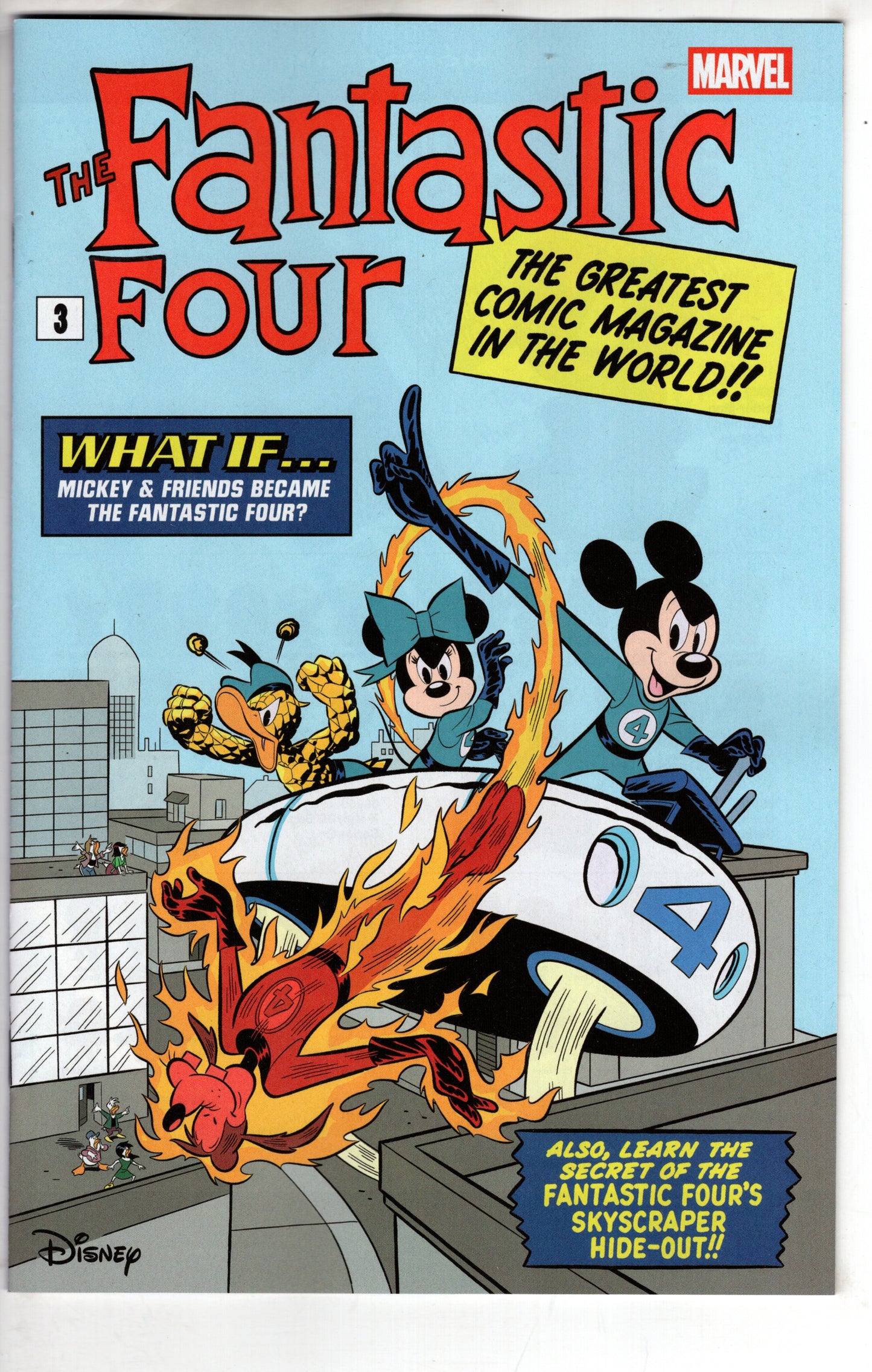 Fantastic Four #28 Francesco D'Ippolito Disney What If? Fantastic Four Homage Va Riant