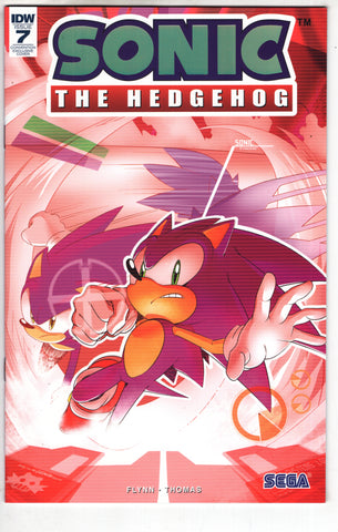 SDCC 2018 SONIC THE HEDGEHOG #7 EX FOIL CVR