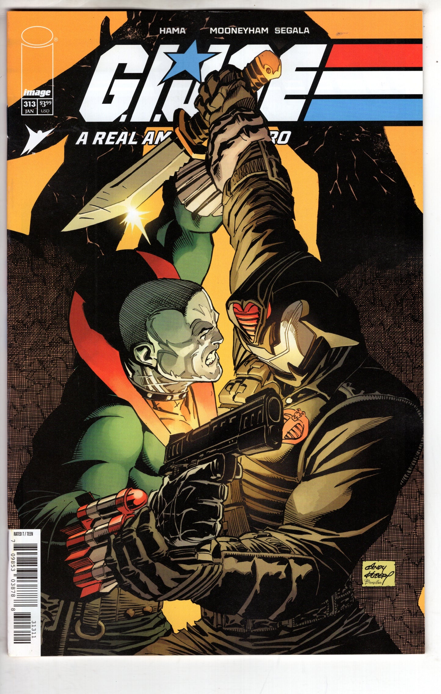 G.I. Joe A Real American Hero #313 Cover A Andy Kubert & Tamra Bonvillain