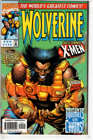 Wolverine (1988 series) #115 [Direct Edition] - Packrat Comics