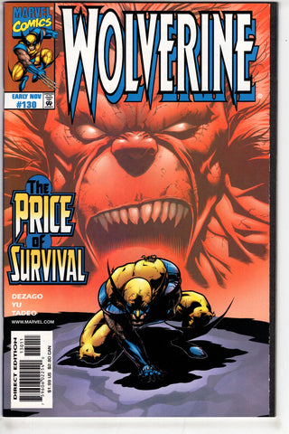 Wolverine (1988 series) #130 [Direct Edition] - Packrat Comics