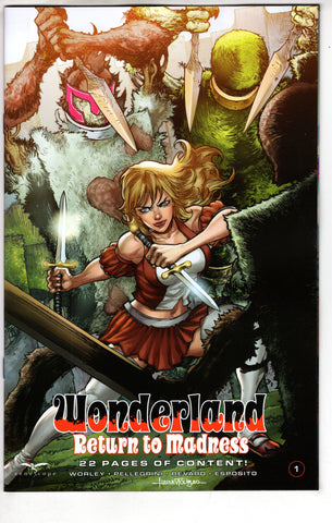 Wonderland Return To Madness #1 (Of 3) Cover B Harvey Tolibao