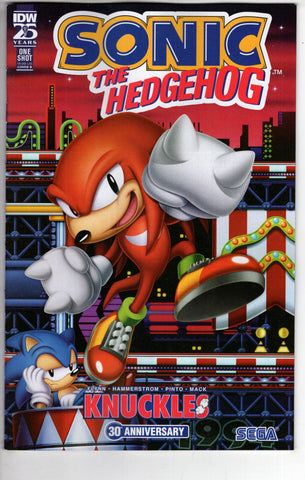 SONIC THE HEDGEHOG KNUCKLES 30TH ANN SPECIAL #1 CVR B HUGHES