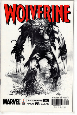 Wolverine (1988 series) #180 [Direct Edition] - Packrat Comics