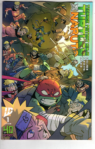 TEENAGE MUTANT NINJA TURTLES X NARUTO #1 40TH ANNIV DUNCAN