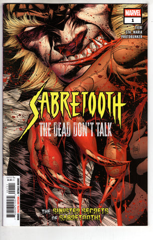 Sabretooth: The Dead Don'T Talk #1 Comic Book