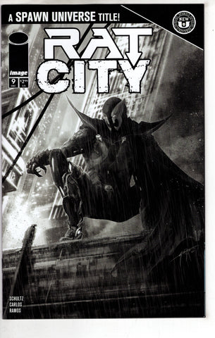 Spawn Rat City #9 Cover C Seth Adams Black & White Variant