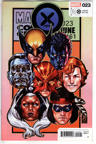 X-MEN #23 MARK BROOKS CORNER BOX VAR - Packrat Comics