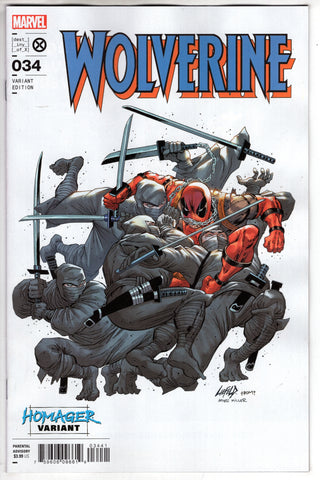 WOLVERINE #34 ROB LIEFELD HOMAGER VAR - Packrat Comics