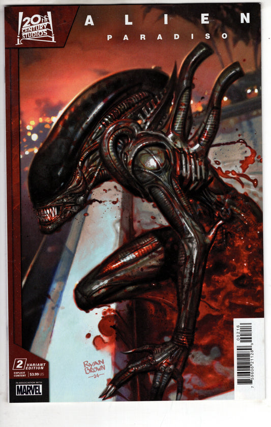 Alien: Paradiso #2 Ryan Brown Variant