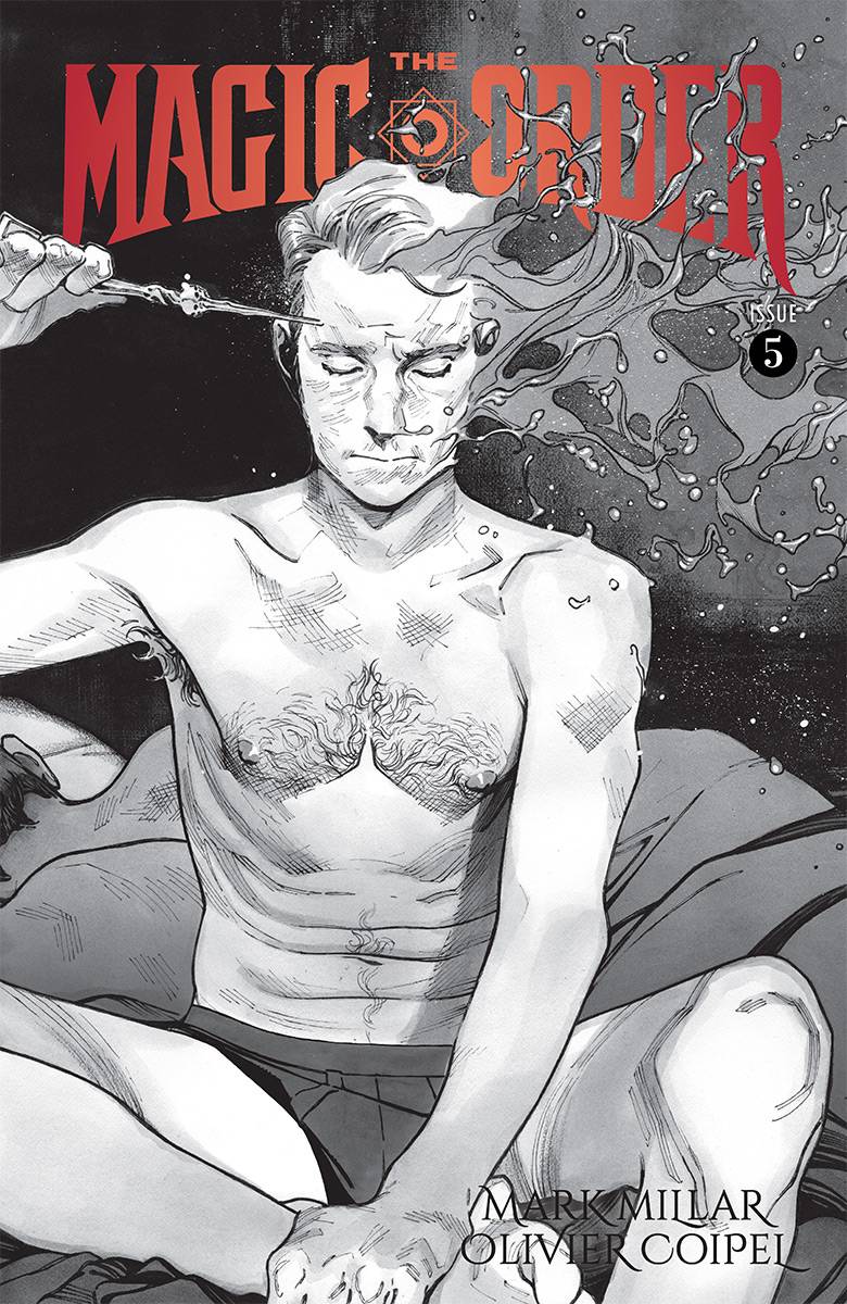 MAGIC ORDER #5 (OF 6) CVR B B&W COIPEL (MR) - Packrat Comics