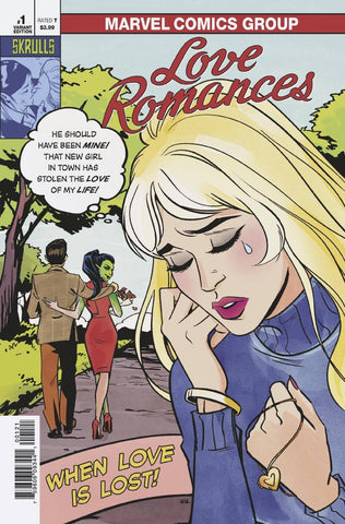 LOVE ROMANCES #1 ANNIE WU SKRULLS VAR - Packrat Comics
