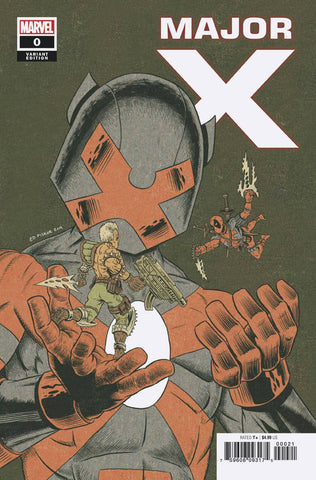 MAJOR X #0 ARTIST VAR - Packrat Comics