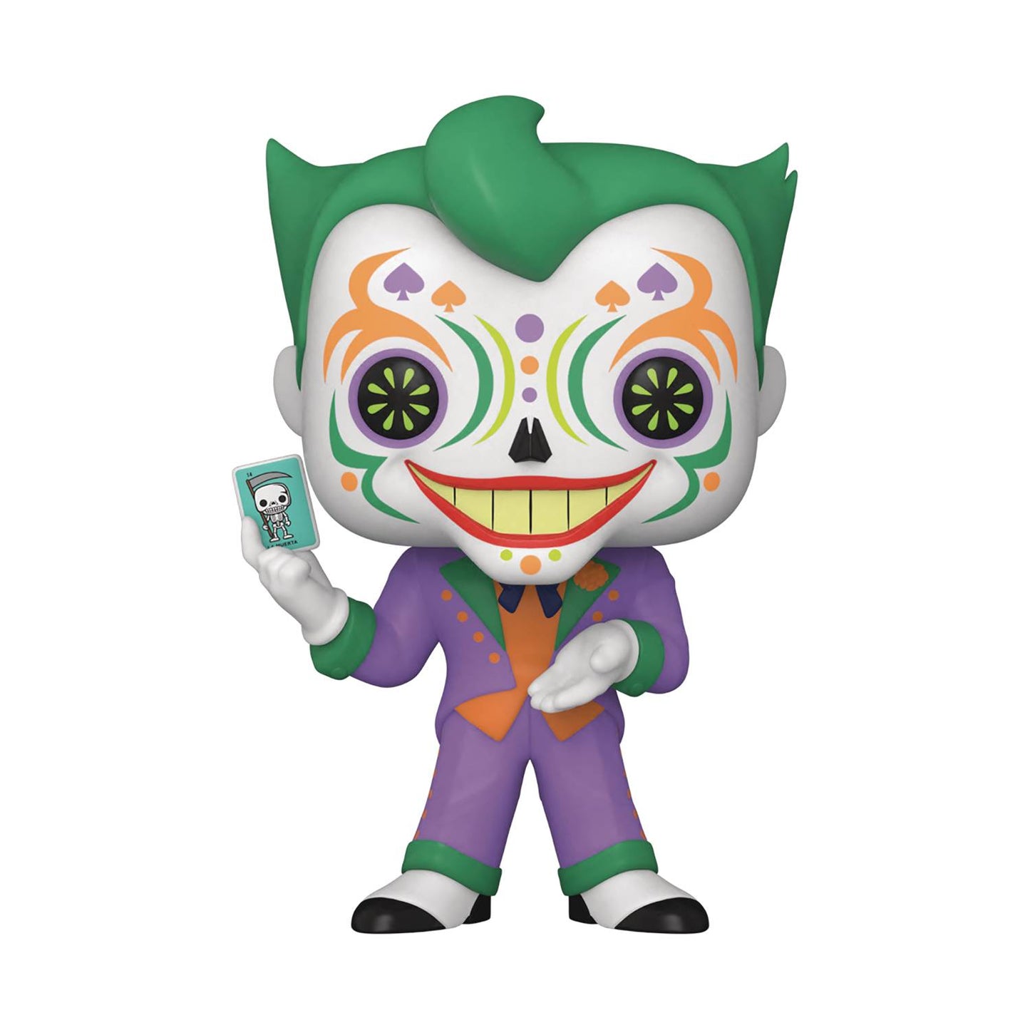 POP HEROES DIA DE LOS MUERTOS DC JOKER VIN FIG - Packrat Comics