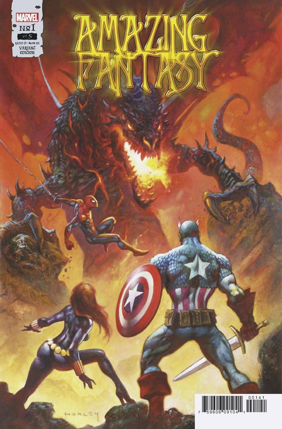 AMAZING FANTASY #1 (OF 5) HORLEY VAR - Packrat Comics