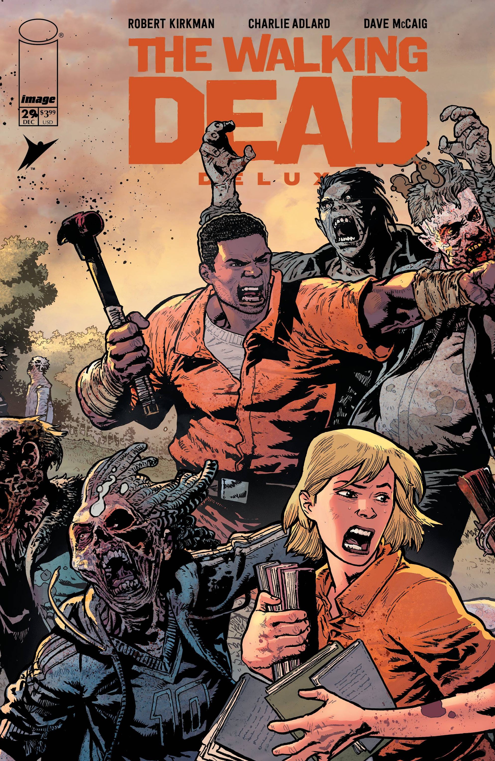 WALKING DEAD DLX #29 CVR C BRESSAN & LUCAS (MR) - Packrat Comics