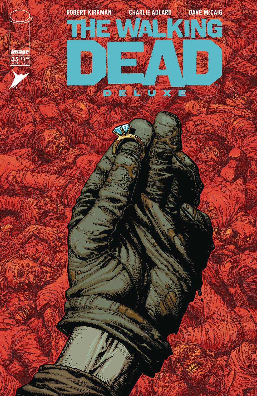 WALKING DEAD DLX #35 CVR A FINCH & MCCAIG (MR) - Packrat Comics