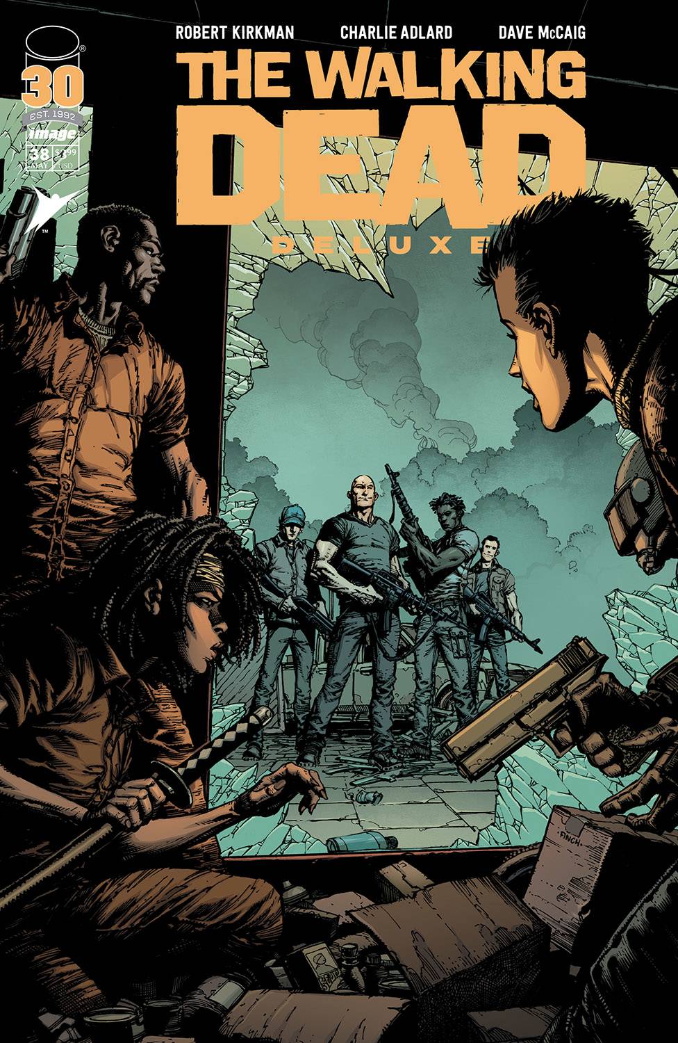 WALKING DEAD DLX #38 CVR A FINCH & MCCAIG (MR) - Packrat Comics