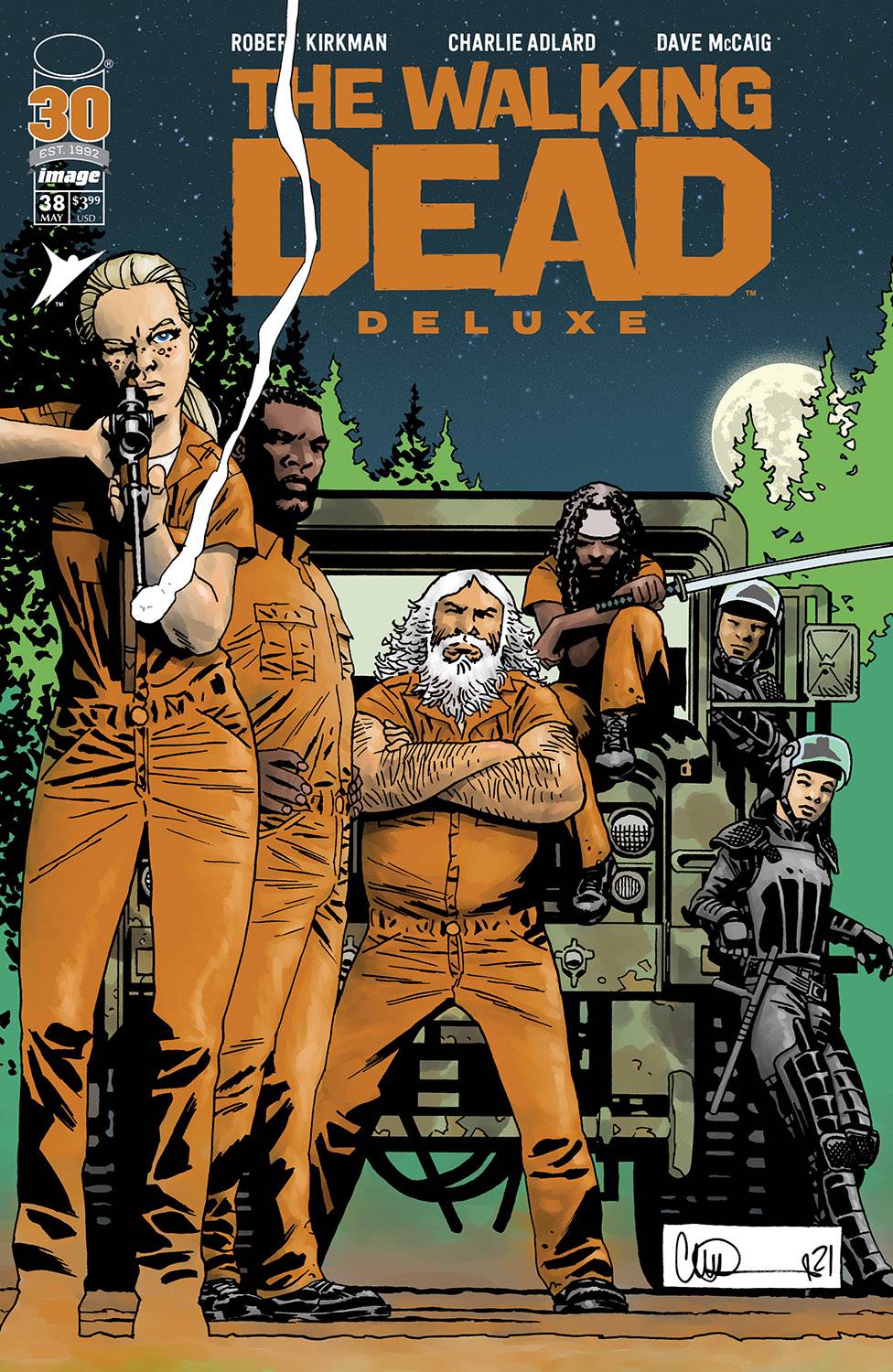 WALKING DEAD DLX #38 CVR D ADLARD (MR) - Packrat Comics