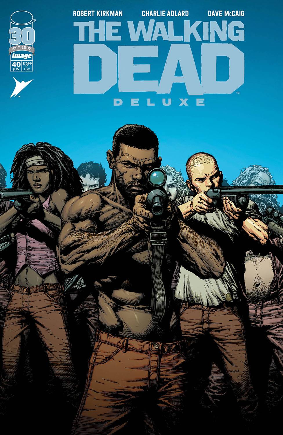 WALKING DEAD DLX #40 CVR A FINCH & MCCAIG (MR) - Packrat Comics