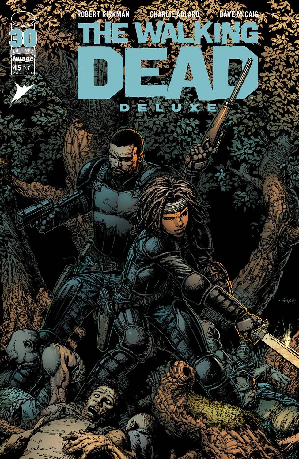 WALKING DEAD DLX #45 CVR A FINCH & MCCAIG (MR) - Packrat Comics