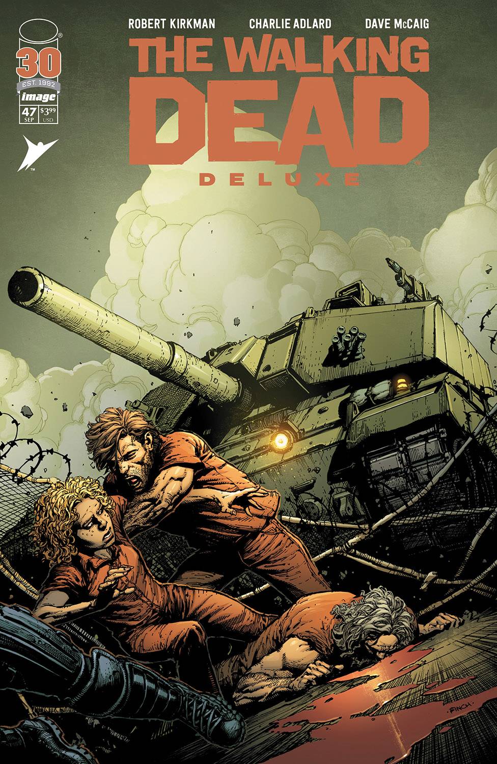 WALKING DEAD DLX #47 CVR A FINCH & MCCAIG (MR) - Packrat Comics