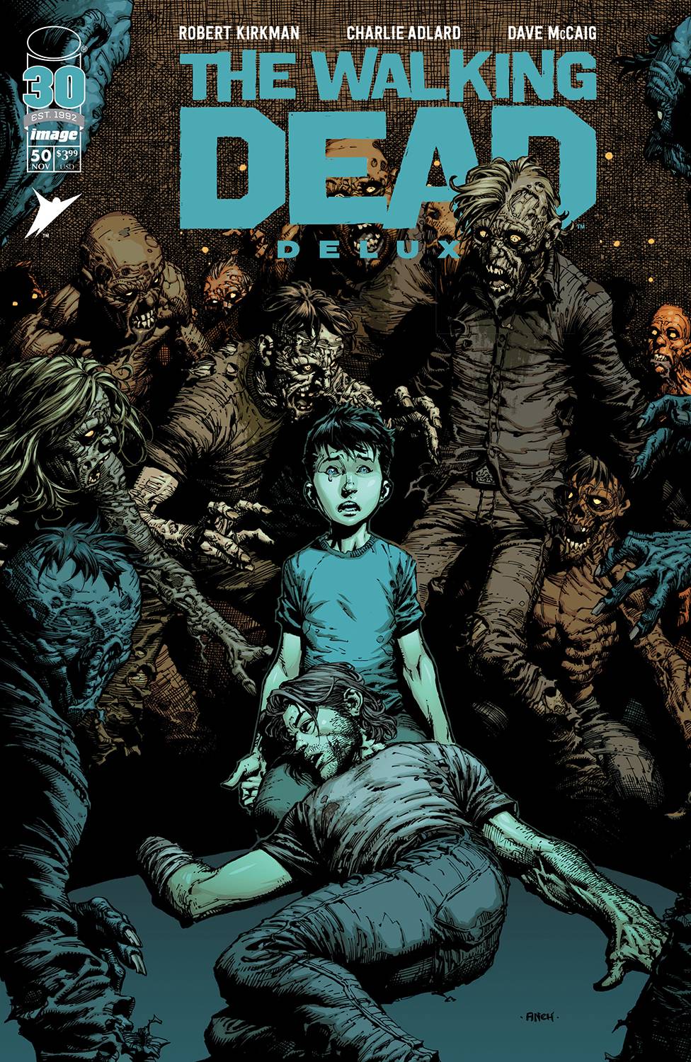 WALKING DEAD DLX #50 CVR A FINCH & MCCAIG (MR) - Packrat Comics