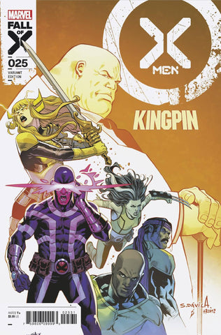 X-MEN #25 SERGIO DAVILA KINGPIN VAR - Packrat Comics
