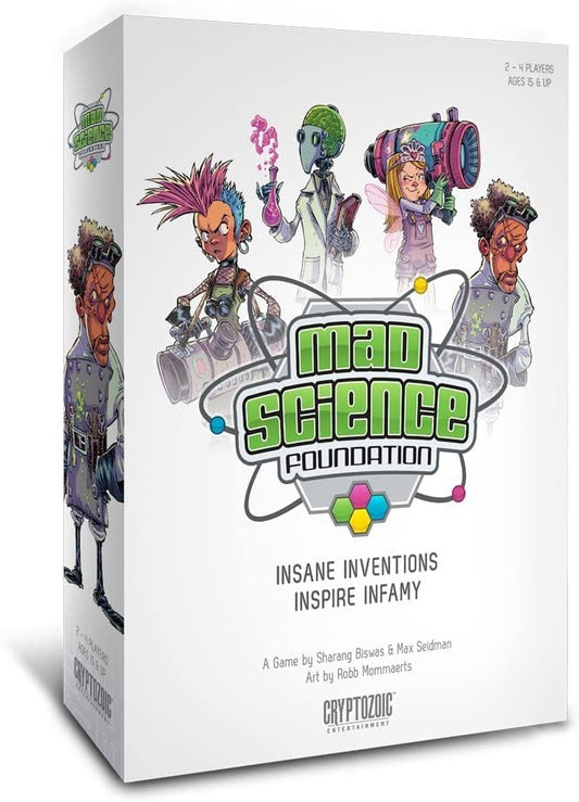 game GAME Mad Science Foundation Board Game