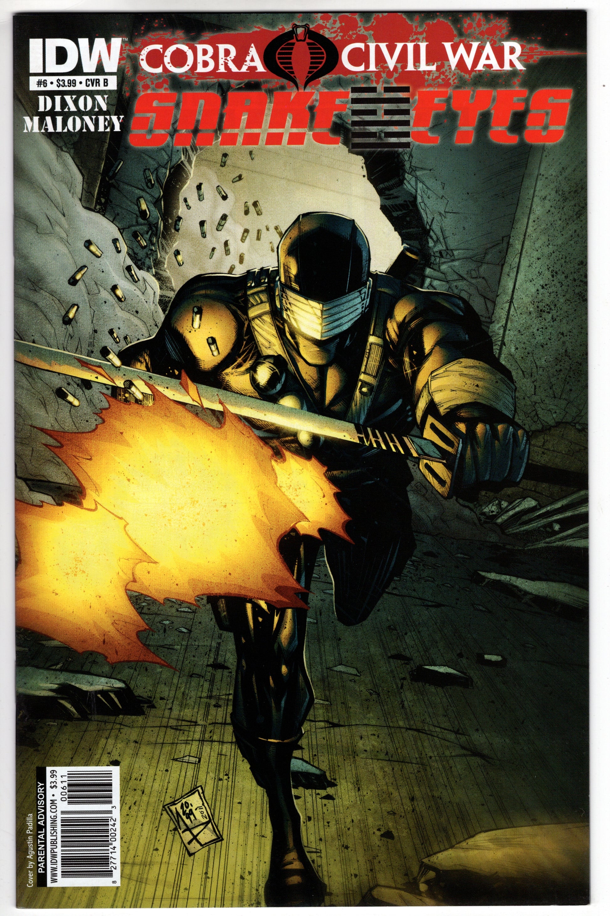 SNAKE EYES ONGOING (IDW) #6 CVR B - Packrat Comics