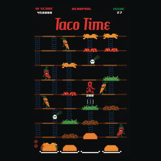 Packrat Comics t-shirt DEADPOOL TACO TIME SHIRT