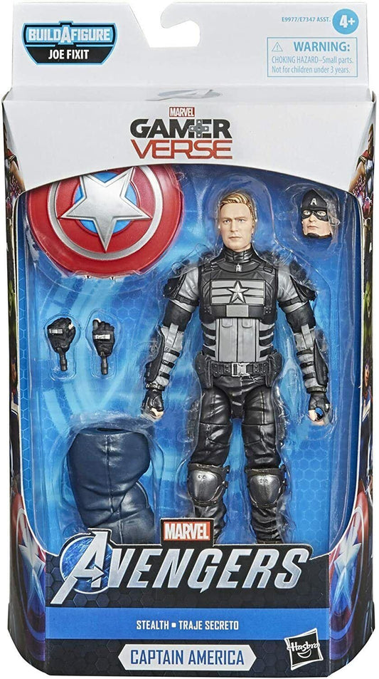 Packrat Comics Toys Hasbro Marvel Legends Series Gamerverse 6-inch Collectible Stealth Captain Ameri