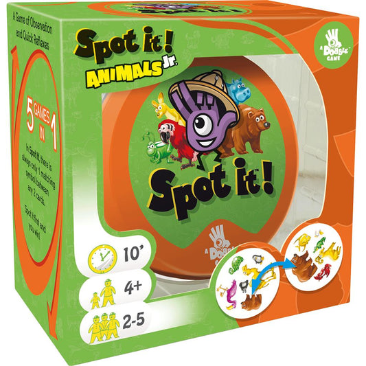 SPOT IT JR. ANIMALS (BOX) - Packrat Comics