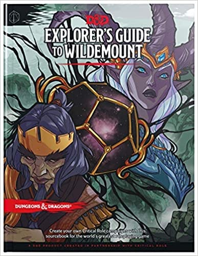 WIZARDS OF THE COAST GAME Explorer's Guide to Wildemount